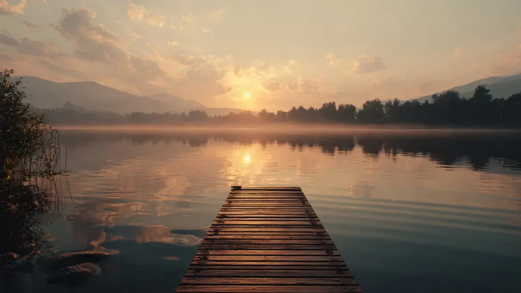 landscape format image suggesting relaxation peace